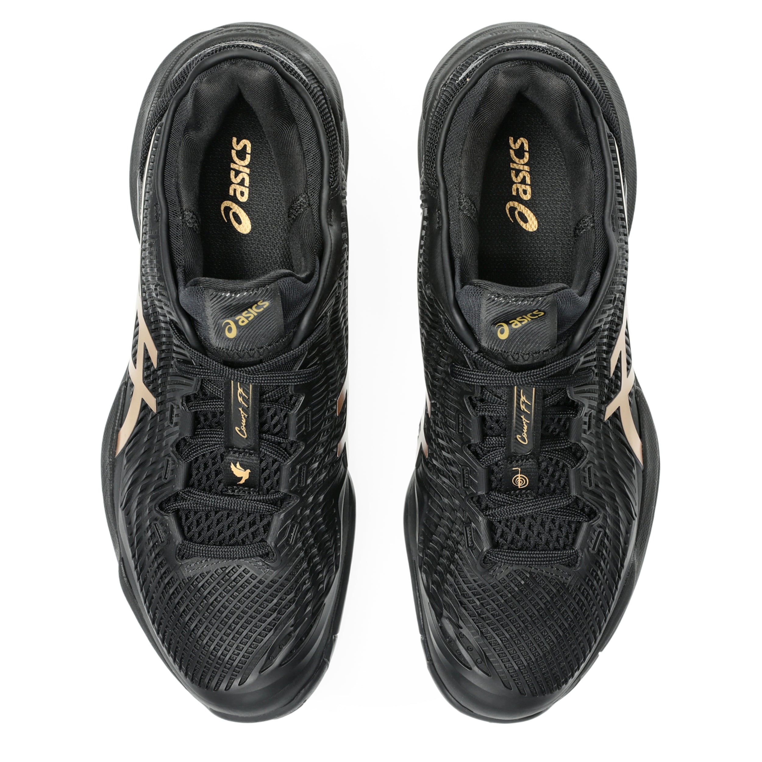 ASICS SHOE COURT NOVAK FF 3 NIGHT ENERGY MN BLACK/PRISM GOLD (SS26
