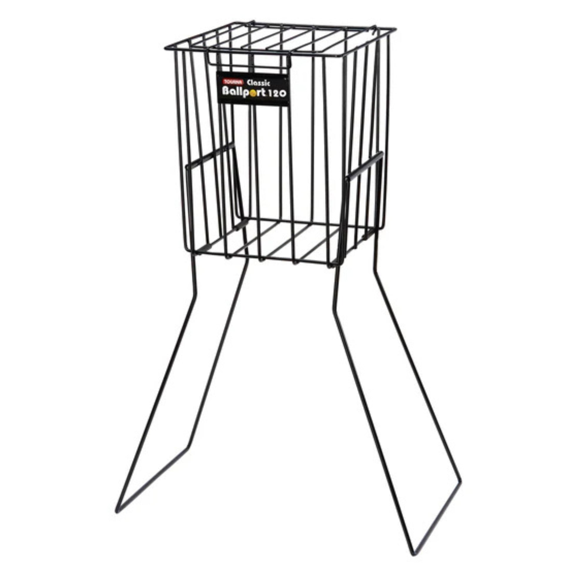 Basket with a stand on a white background