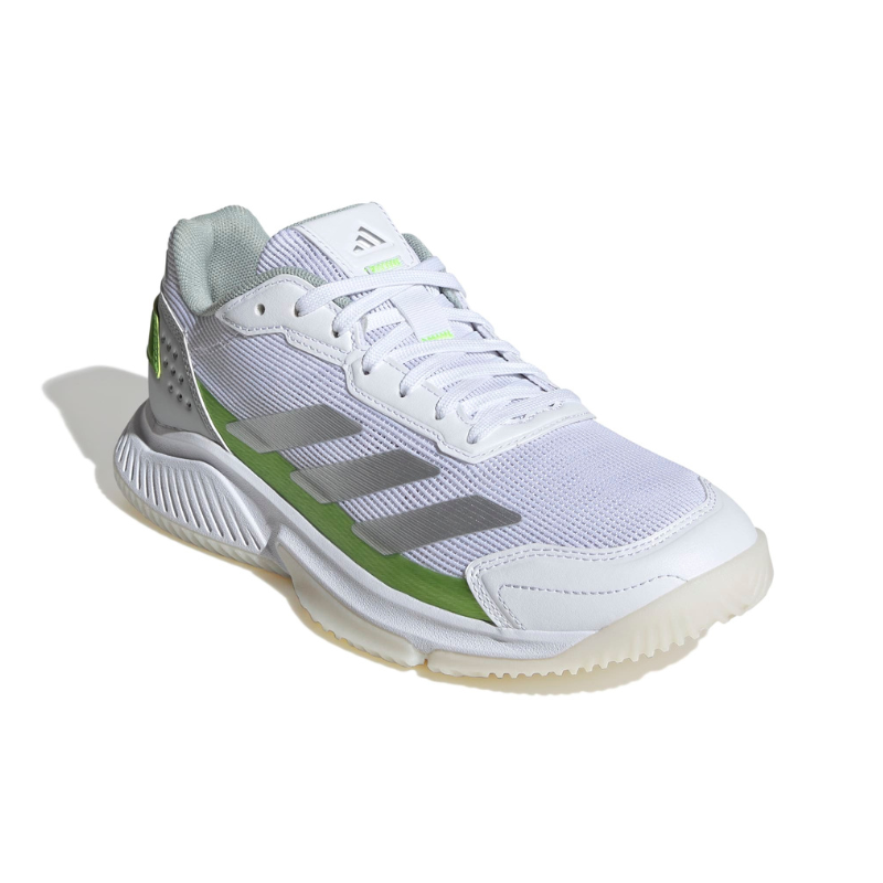 ADIDAS SHOE PADEL COURTQUICK WN WHITE/SILVER/LUCID LEMON (AW25)