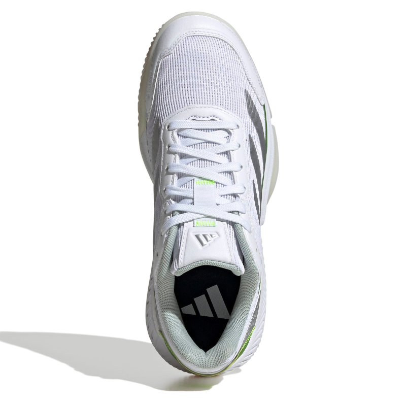 ADIDAS SHOE PADEL COURTQUICK WN WHITE/SILVER/LUCID LEMON (AW25)