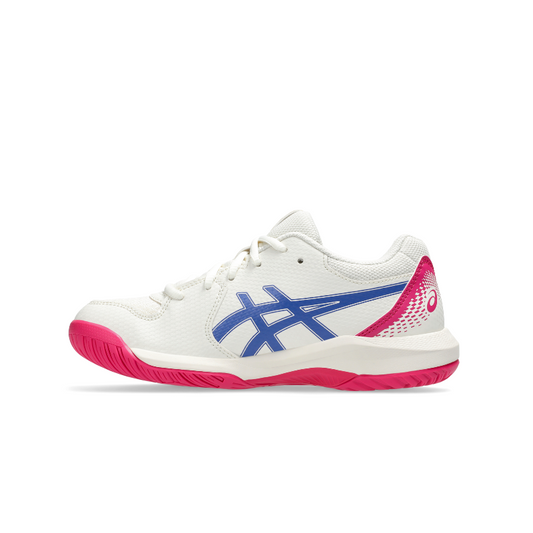 ASICS SHOE G-DEDICATE 8 KID CREAM/DARK COBALT (AW25)