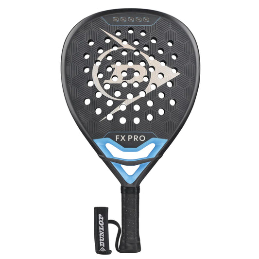 Dunlop Padel racket with FX Pro branding on a white background