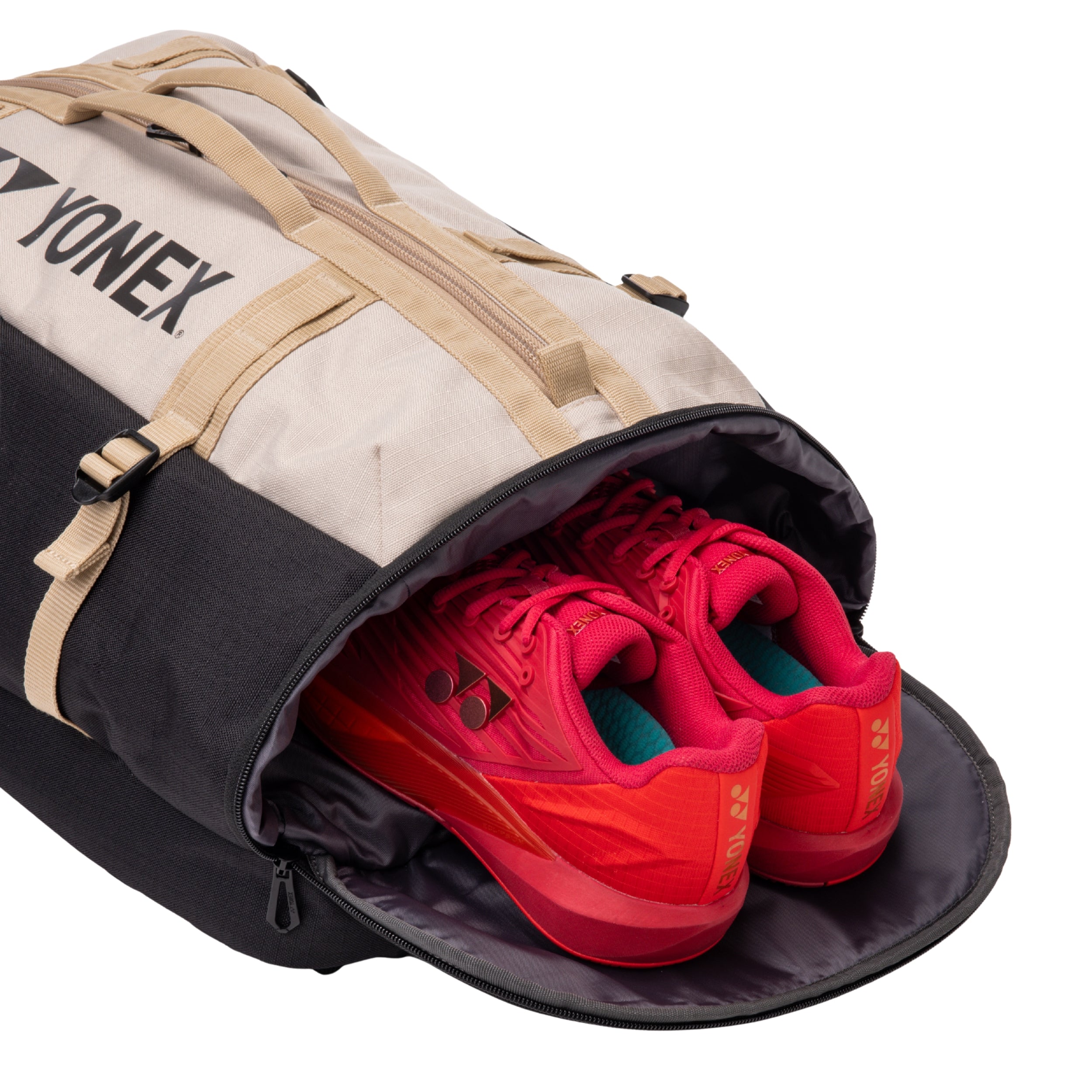 YONEX BAG BACKPACK GEARLOGIC (72612) BEIGE – Baseline Racquets