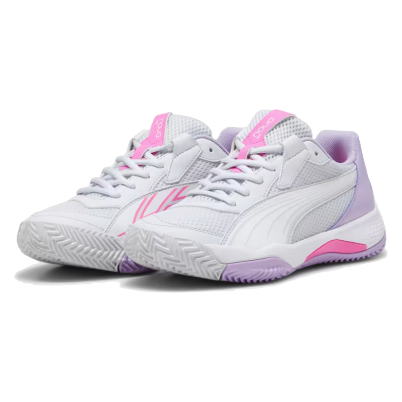 PUMA SHOE NOVA SMASH WN SILVER MIST/VIVID VIOLET (SS24)