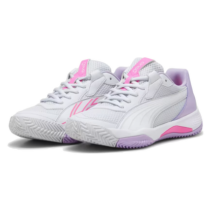 PUMA SHOE NOVA SMASH WN SILVER MIST/VIVID VIOLET (SS24)
