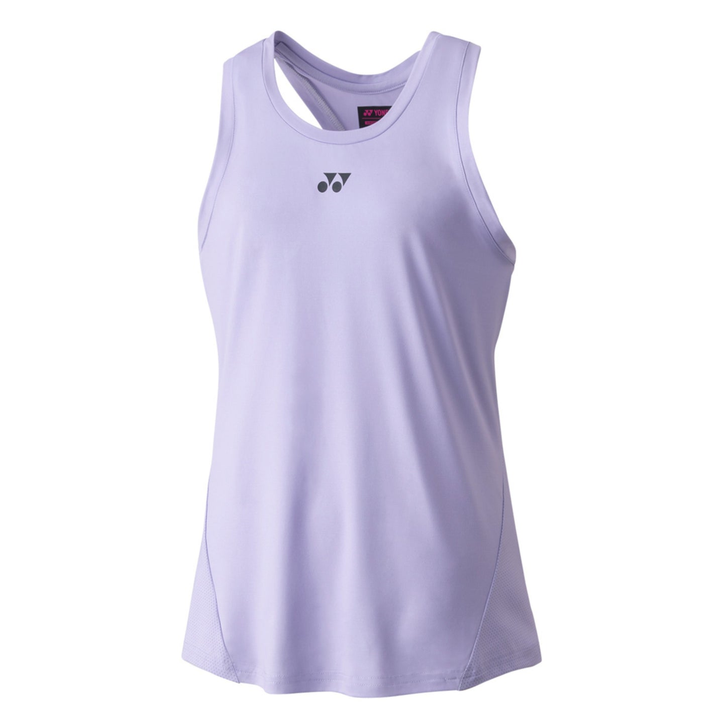 Light purple tank top with a Yonex brand logo on a white background