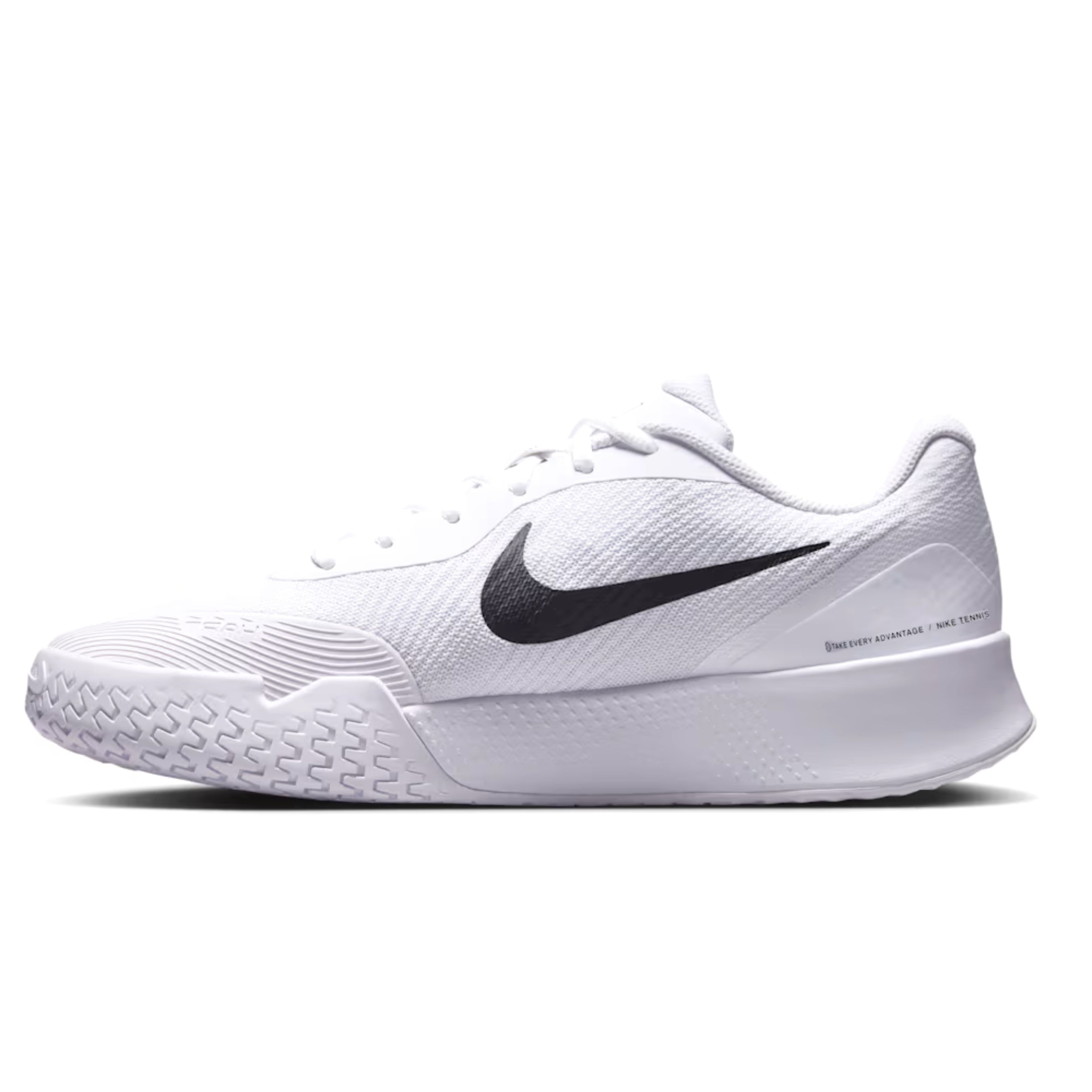 NIKE SHOE VAPOR LITE 3 HC MN WHITE/BLACK (SS26) – Baseline Racquets
