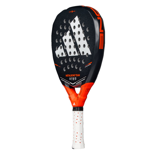 Padel racket with Adidas logo on a white background