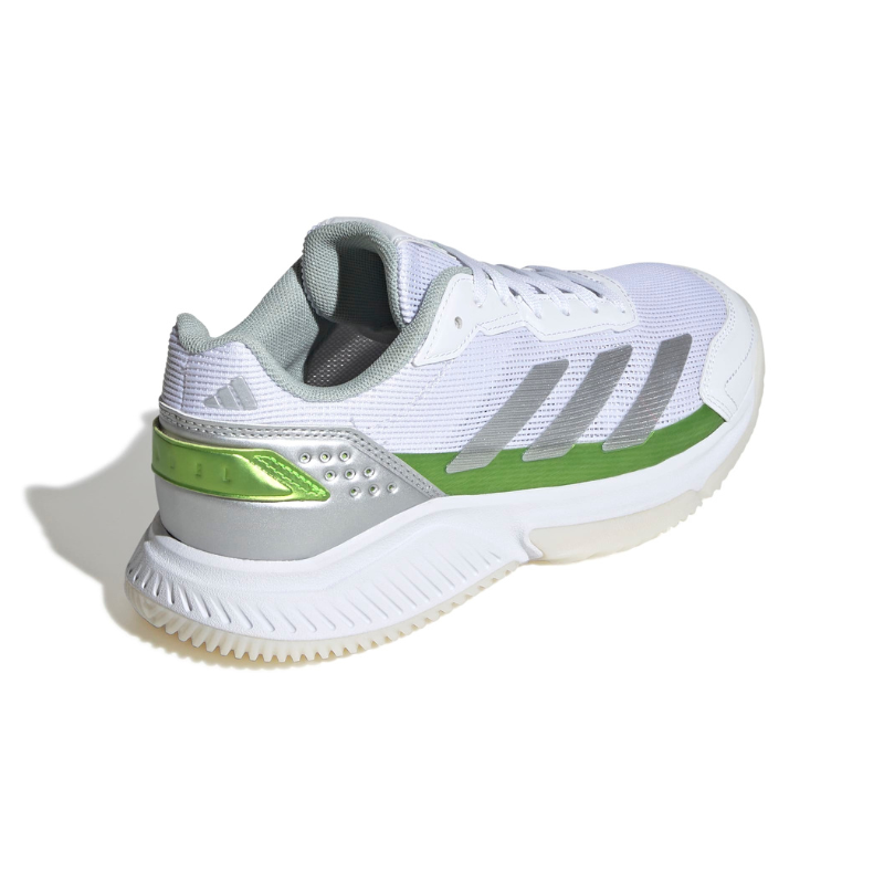ADIDAS SHOE PADEL COURTQUICK WN WHITE/SILVER/LUCID LEMON (AW25)