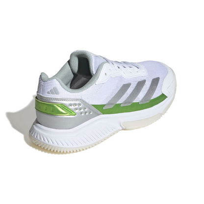 ADIDAS SHOE PADEL COURTQUICK WN WHITE/SILVER/LUCID LEMON (AW25)