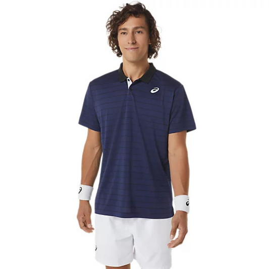 ASICS SHIRT POLO COURT MN MIDNIGHT/BLK (AW23) (TBD)