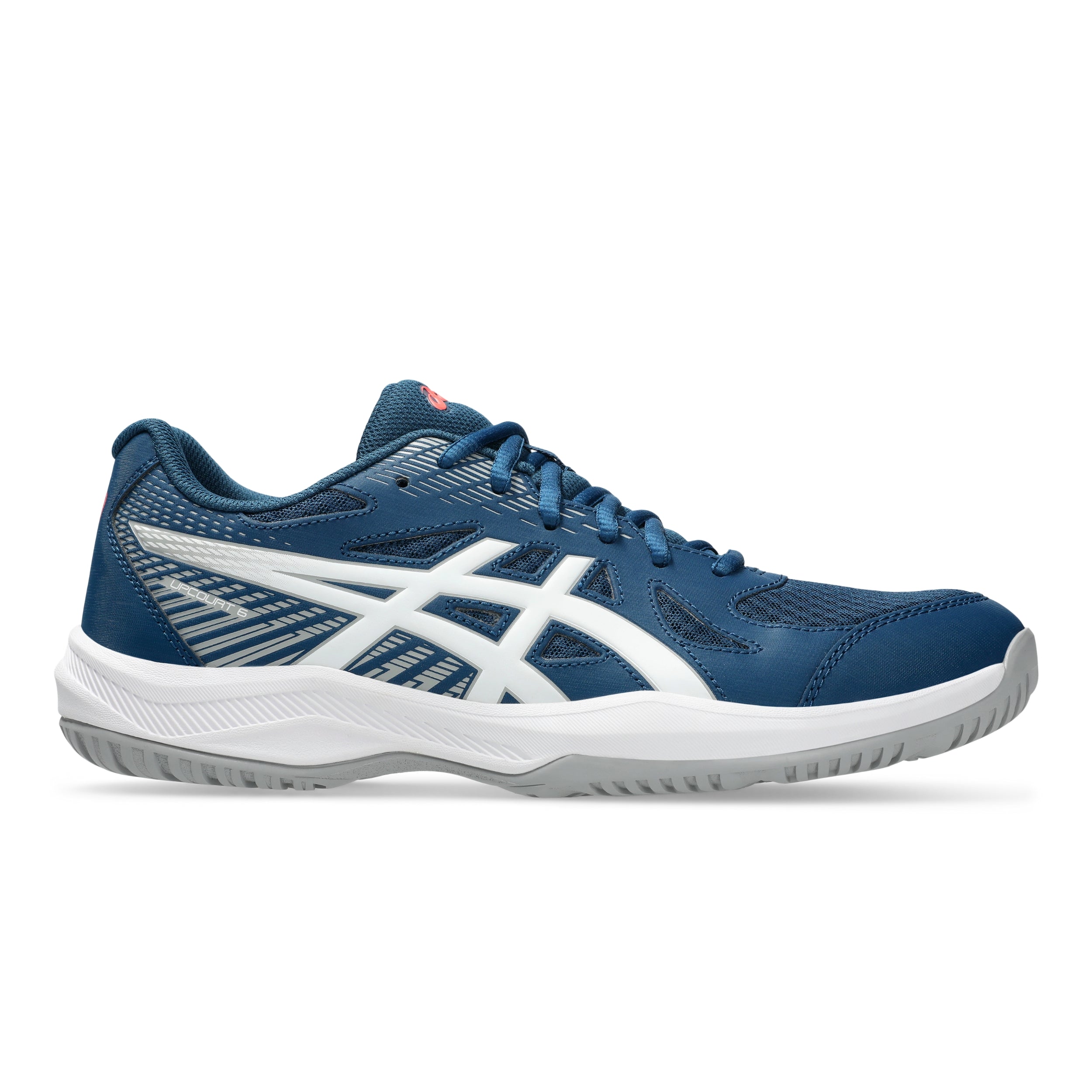 ASICS SHOE UPCOURT 6 MN MAKO BLUE/WHITE (AW25) – Baseline Racquets