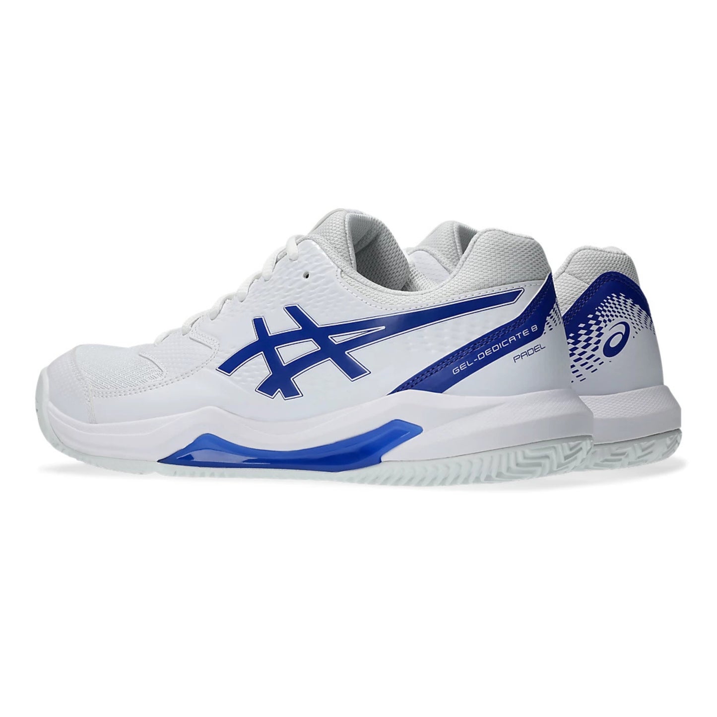 ASICS SHOE G-DEDICATE 8 PADEL MN WHITE/DARK COBALT (AW25)