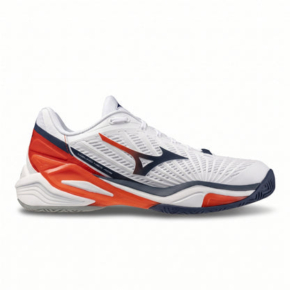 MIZUNO SHOE NEO ACE MN WHITE/BLUE INSIGNIA/ORANGE (AW26)