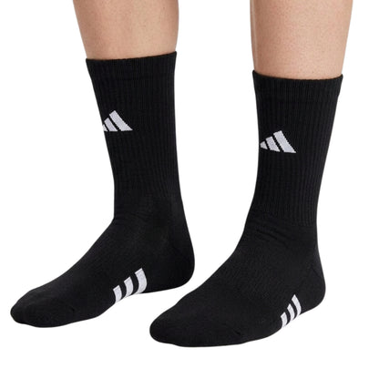 ADIDAS SOCK PERFORMANCE CREW CUSHIONED BLK (3) (SS23)