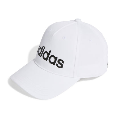 White Adidas cap on a white background