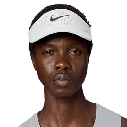 NIKE VISOR ACE DRI-FIT WHITE/ANTHRA