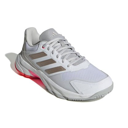 ADIDAS SHOE COURTJAM CONTROL 3 WN WHITE/METALLIC/LUCID RED (SS25)