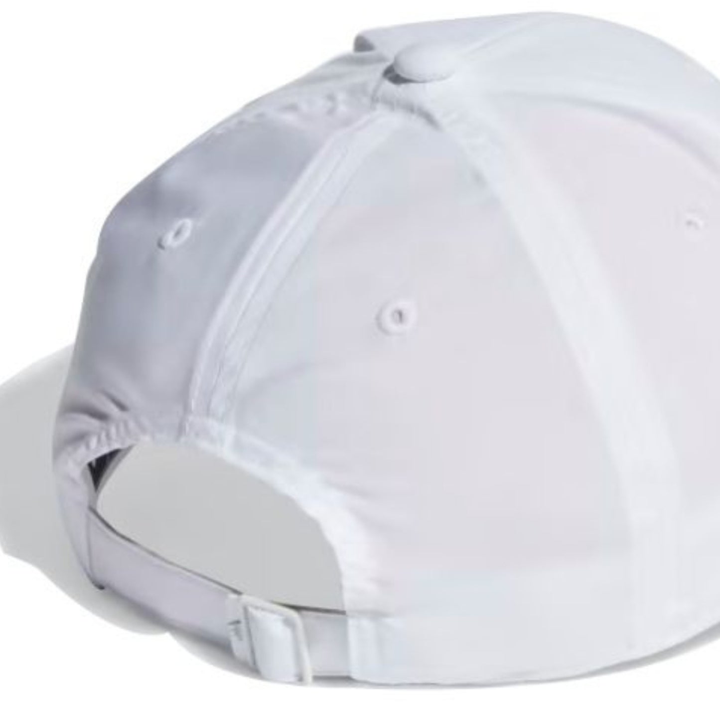 White Adidas cap on a white background