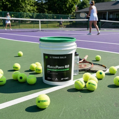 YONEX BALL TENNIS PLAY AND STAY GREEN BUCKET (60)